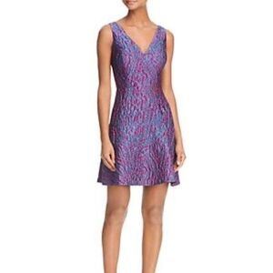 Aidan by Aidan Mattox Metallic Jacquard Cocktail Dress NWT